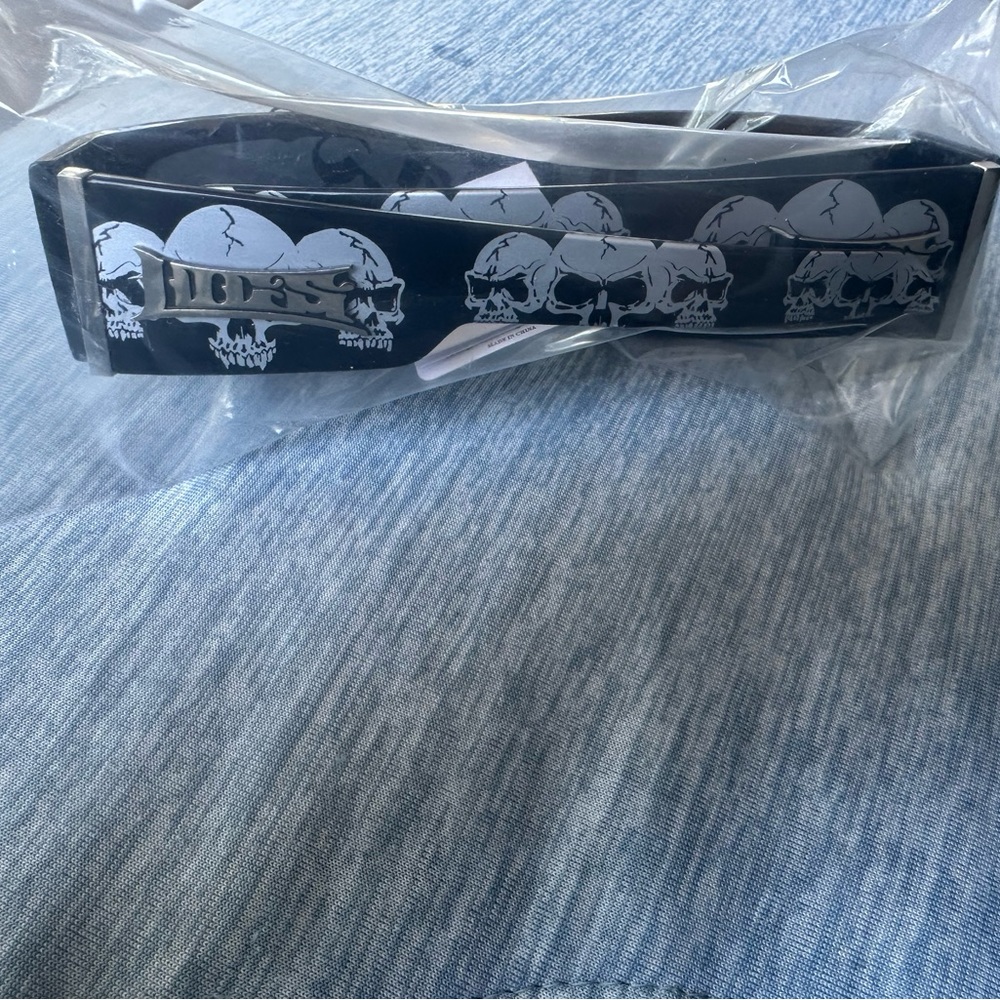 Y2K skull LOCS glasses